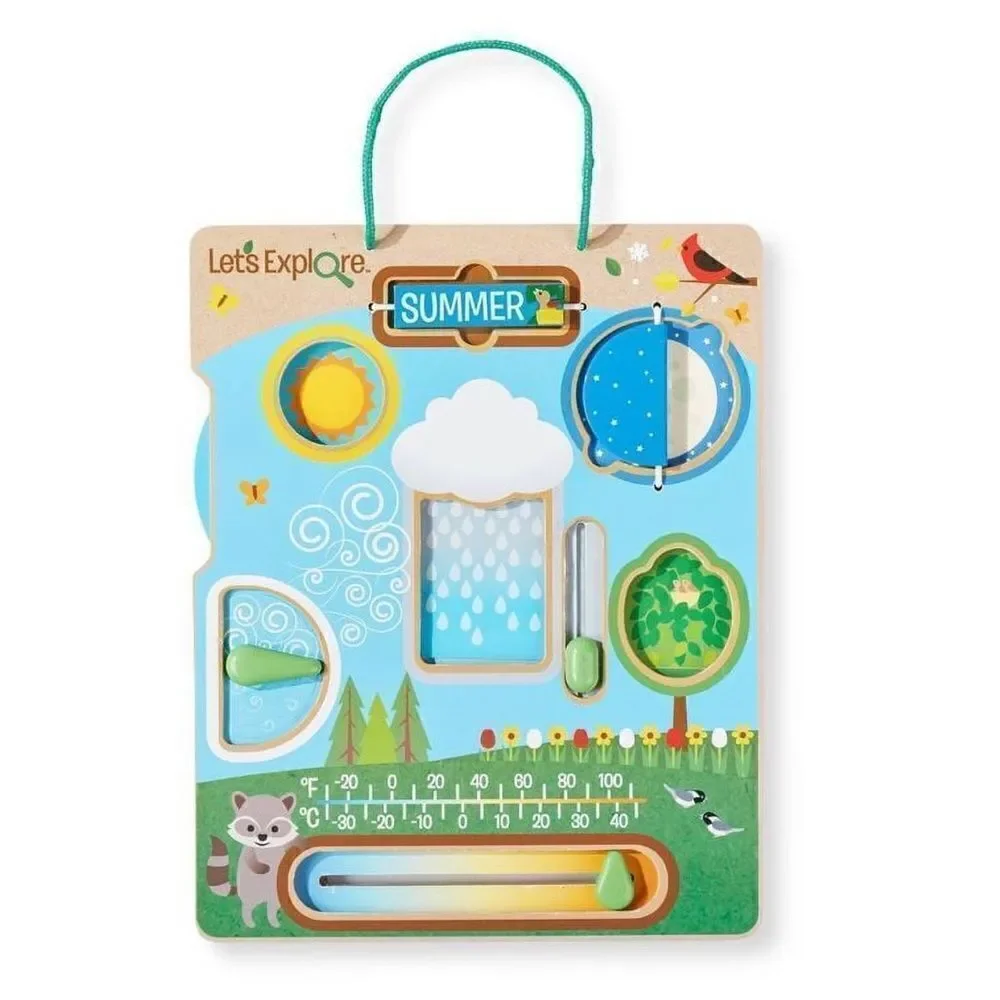 Kids Melissa & Doug Let’s Explore Weather Board 3+ BRAND NEW in Packaging